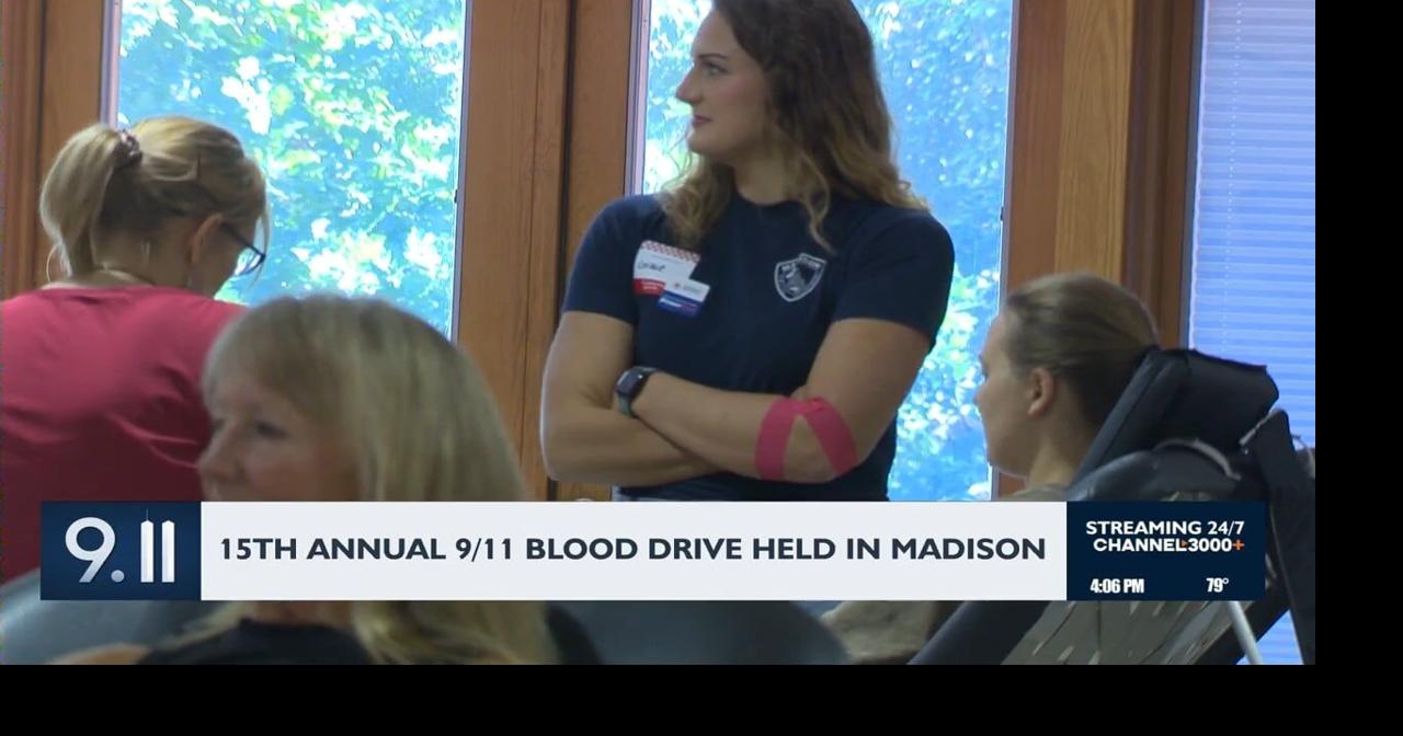 Madison first responders mark 15 years of 9/11 blood drive