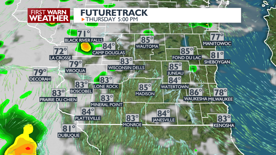 Mild with some sun Wednesday before storm chances return for the 4th