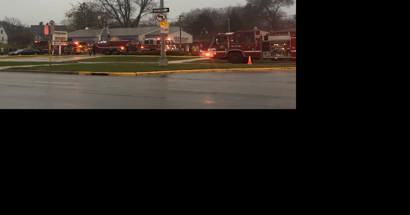 Firefighters battle blaze at west side cleaners Local News