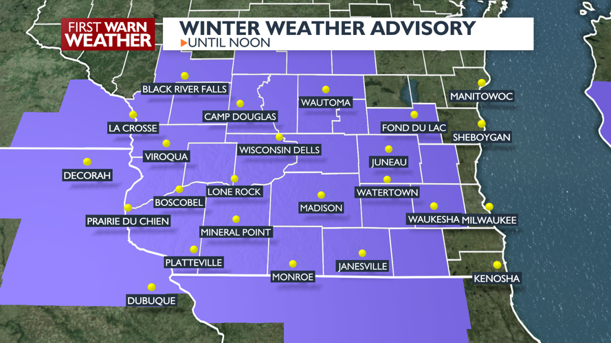 ALERT DAY: Snow accumulating across southern WI | Local News ...