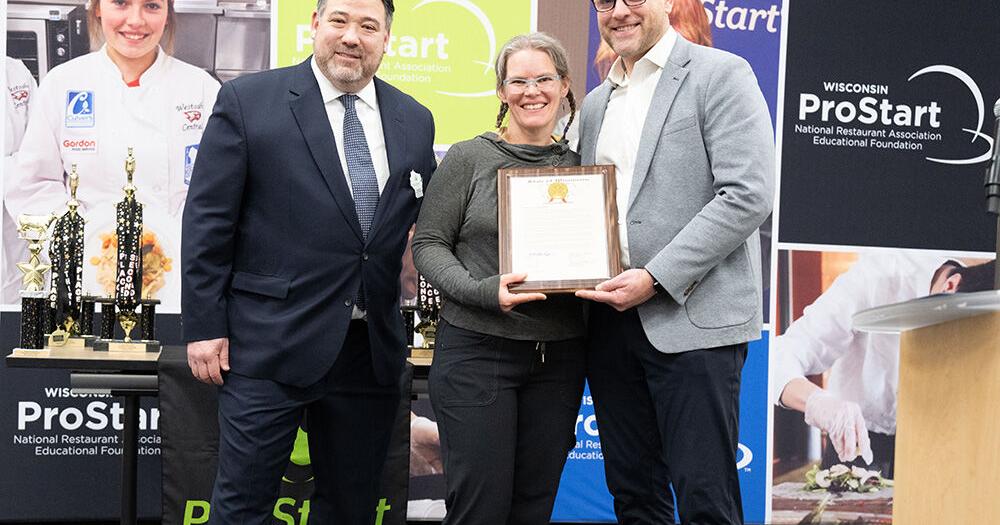 Madison teacher awarded for excellence in culinary, restaurant management education