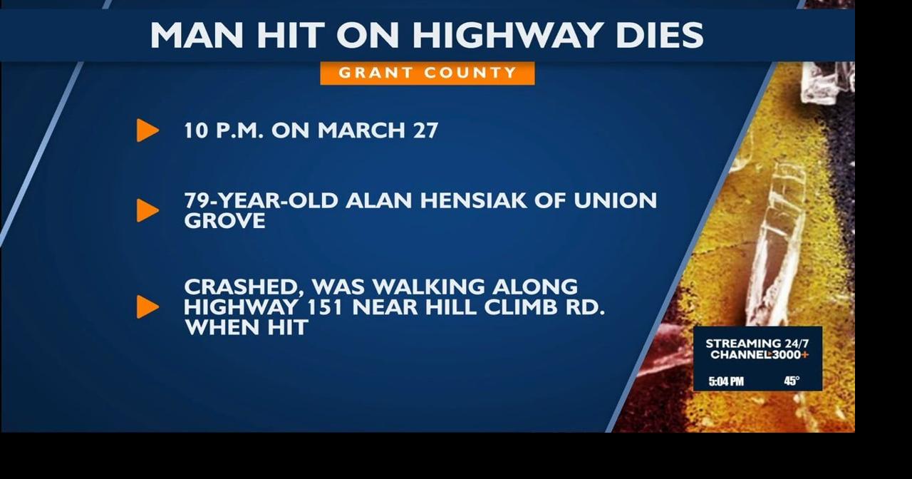 Man struck by vehicle while walking along highway dies | News ...