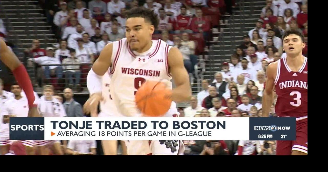 Wisconsin one year wonder John Tonje traded to Boston Celtics