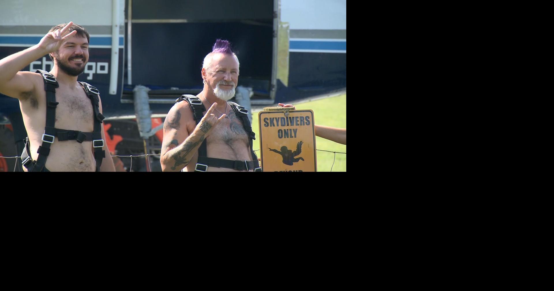 'Why not do it naked?': First Wisconsin town naked skydiving event