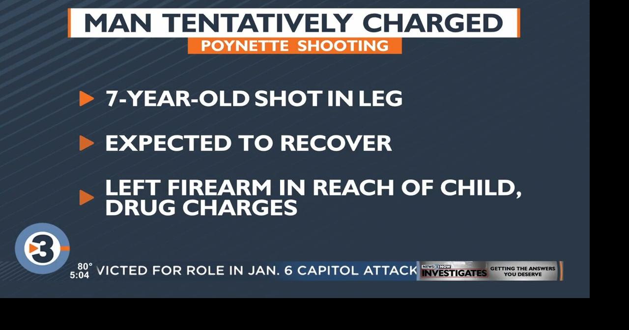 Man arrested in connection with shooting of child faces