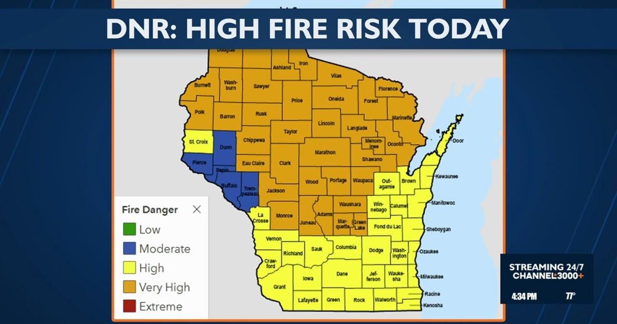 Fire Numbers Wi Wisconsin issues elevated fire risk warning | News | channel3000.com