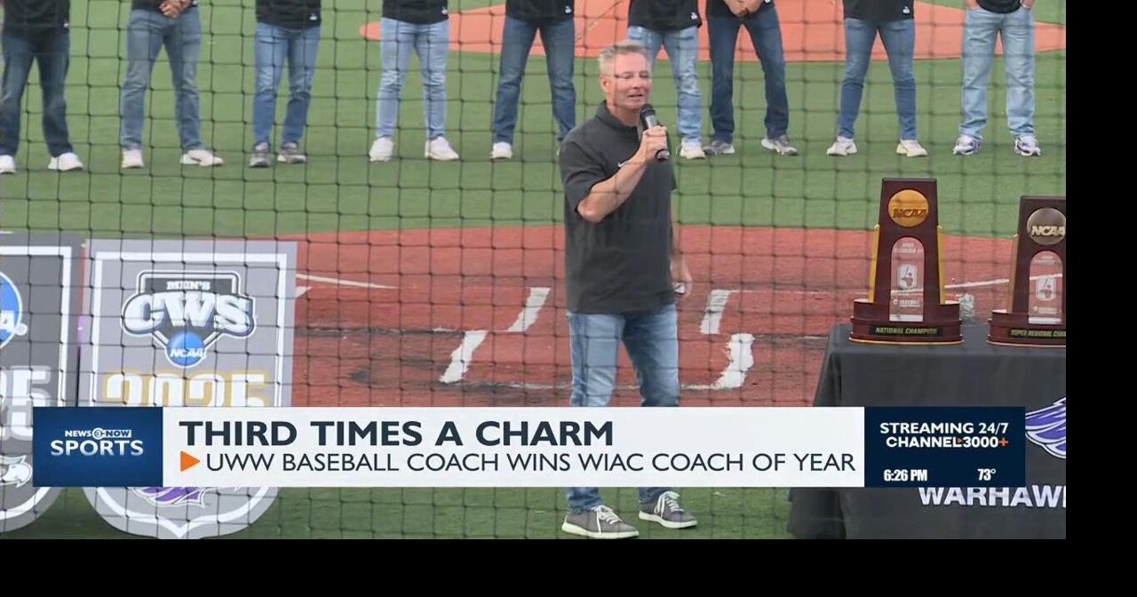 UWW baseball coach wins coach of the year for third time | Video ...