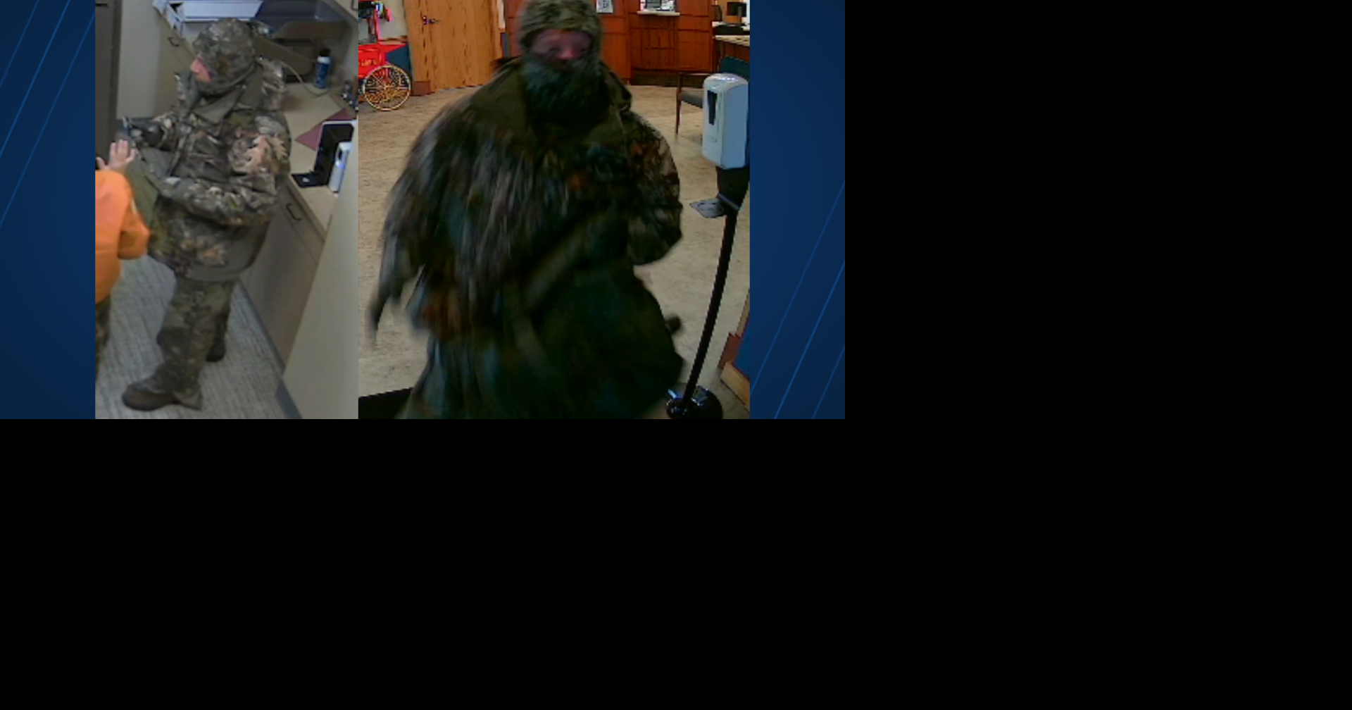 Newly released photos show Bank of Deerfield robbery suspect