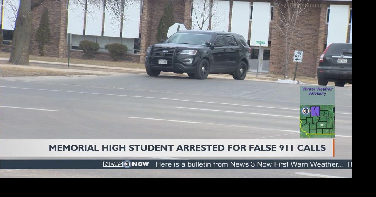 Memorial High School student arrested for false 911 calls, threat ...