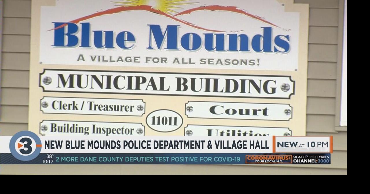 Looking at the new Blue Mounds police department, village hall Local