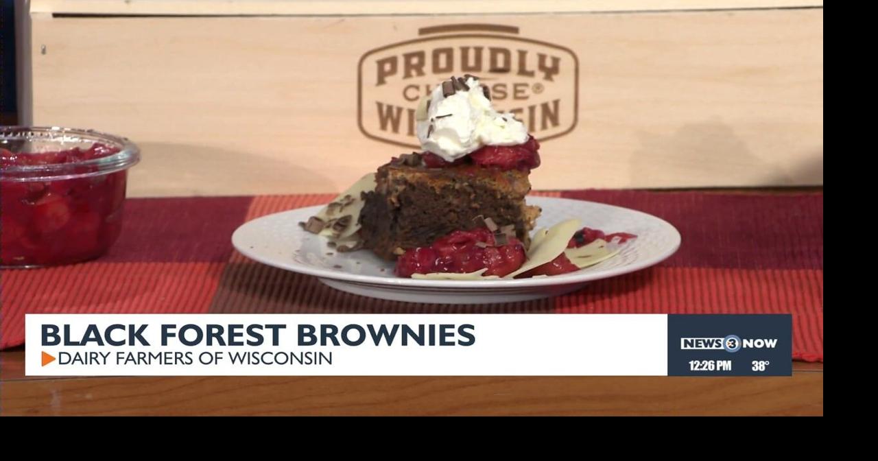 Dairy Farmers of Wisconsin's Recipe for Black Forest Brownies