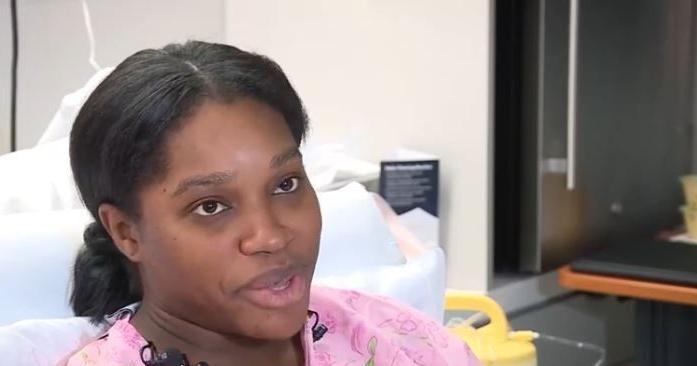 Florida woman rescued from sinking car gives birth on her birthday