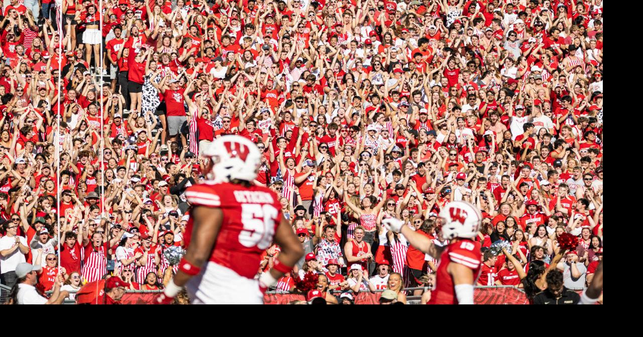 Wisconsin Football student section MADISON MAGAZINE
