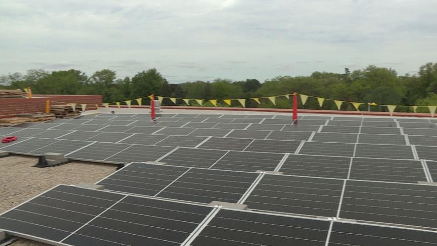 Monona Grove School District shows off solar array it says is largest