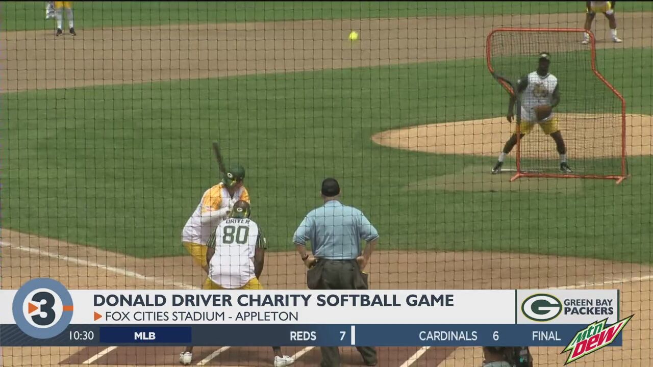 Brett Favre returns for Donald Driver Charity Softball