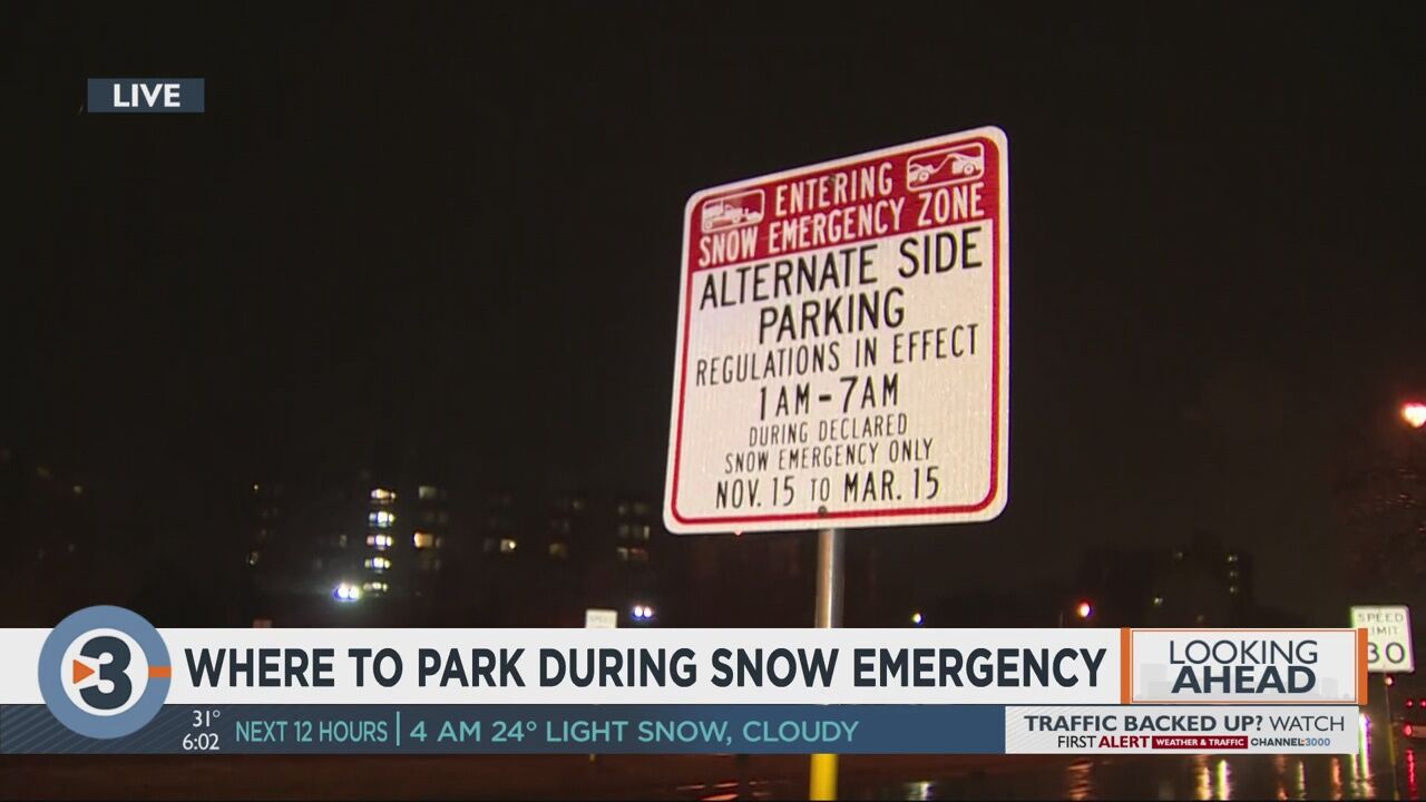 Where to park during a snow emergency A look at Madison and surrounding area options