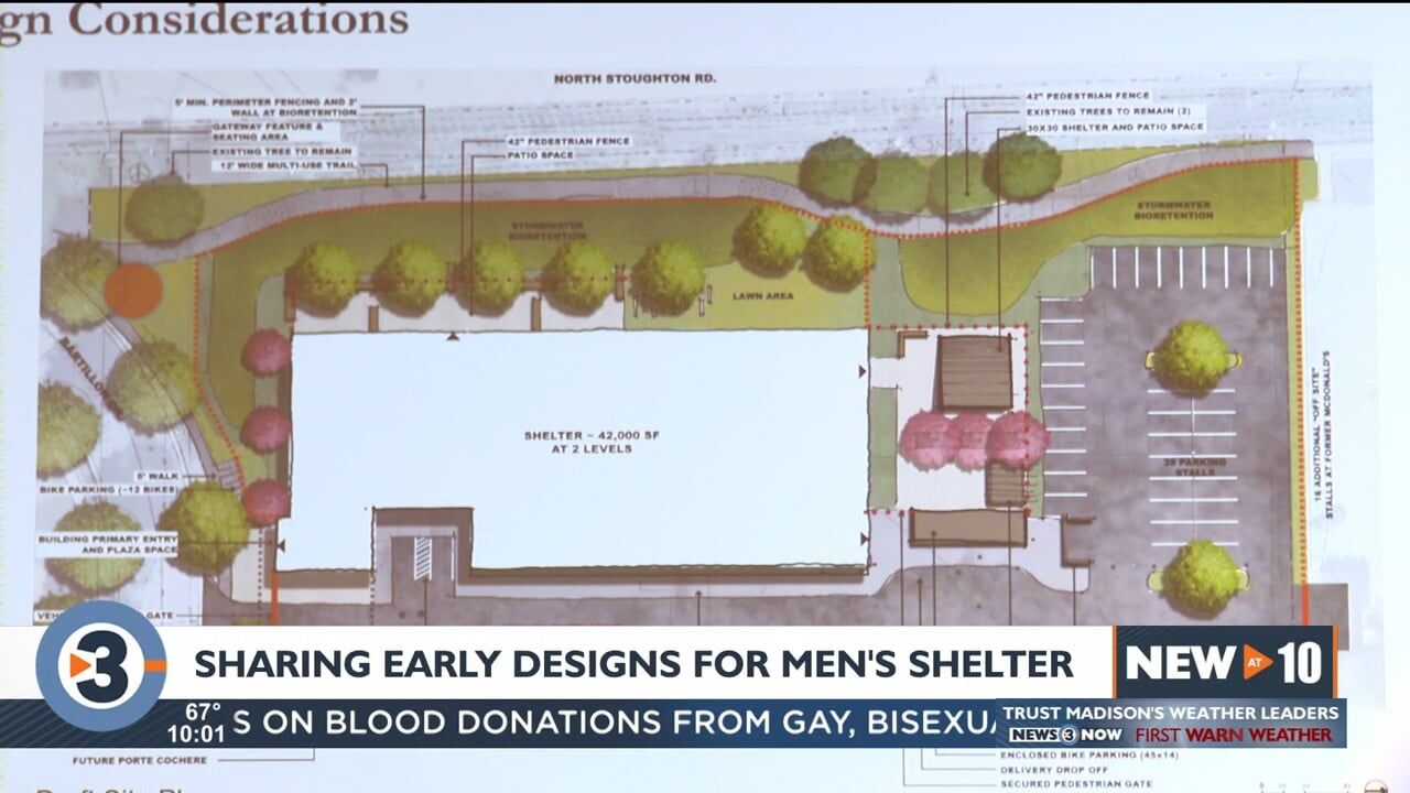 Officials share early designs for permanent men s homeless shelter on Madison s east side