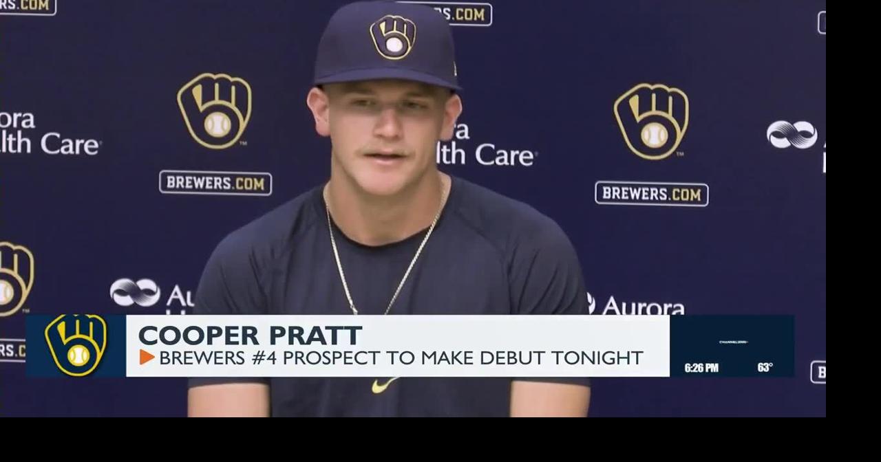 Brewers’ No. 4 prospect Cooper Pratt set for MLB debut vs. Guardians
