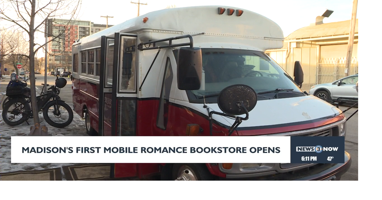Madison welcomes first romance-only mobile bookstore for Valentine's Day debut