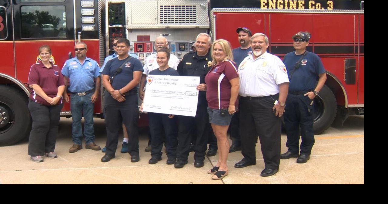Cashton firefighters donate 3,000 to Sun Prairie Fire Department
