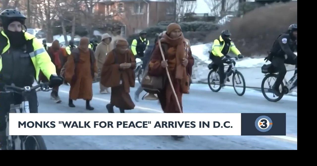 Monks 'Walk for Peace' arrives in D.C.
