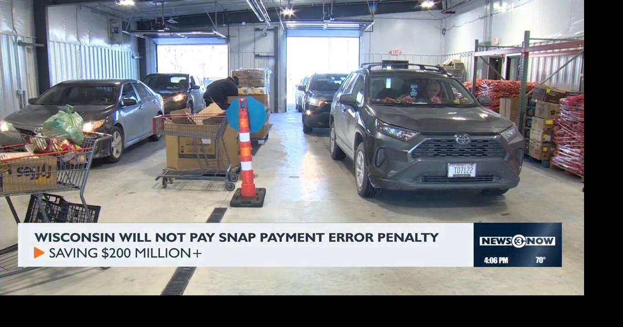 Wisconsin will not pay SNAP payment error penalty
