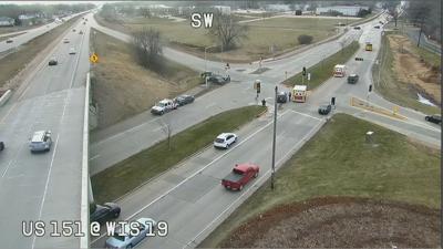 Highway 19 cleared at US 151 in Sun Prairie following two-vehicle crash ...