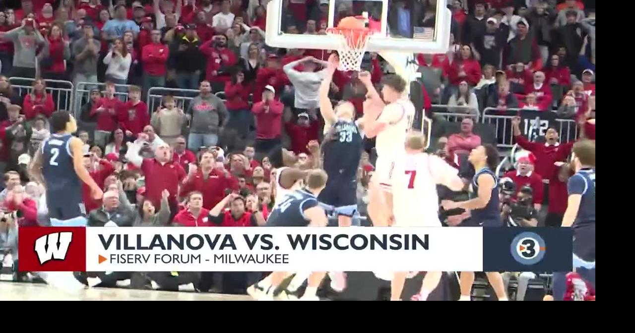 Wisconsin falls short in overtime, losing 76-66 to Villanova