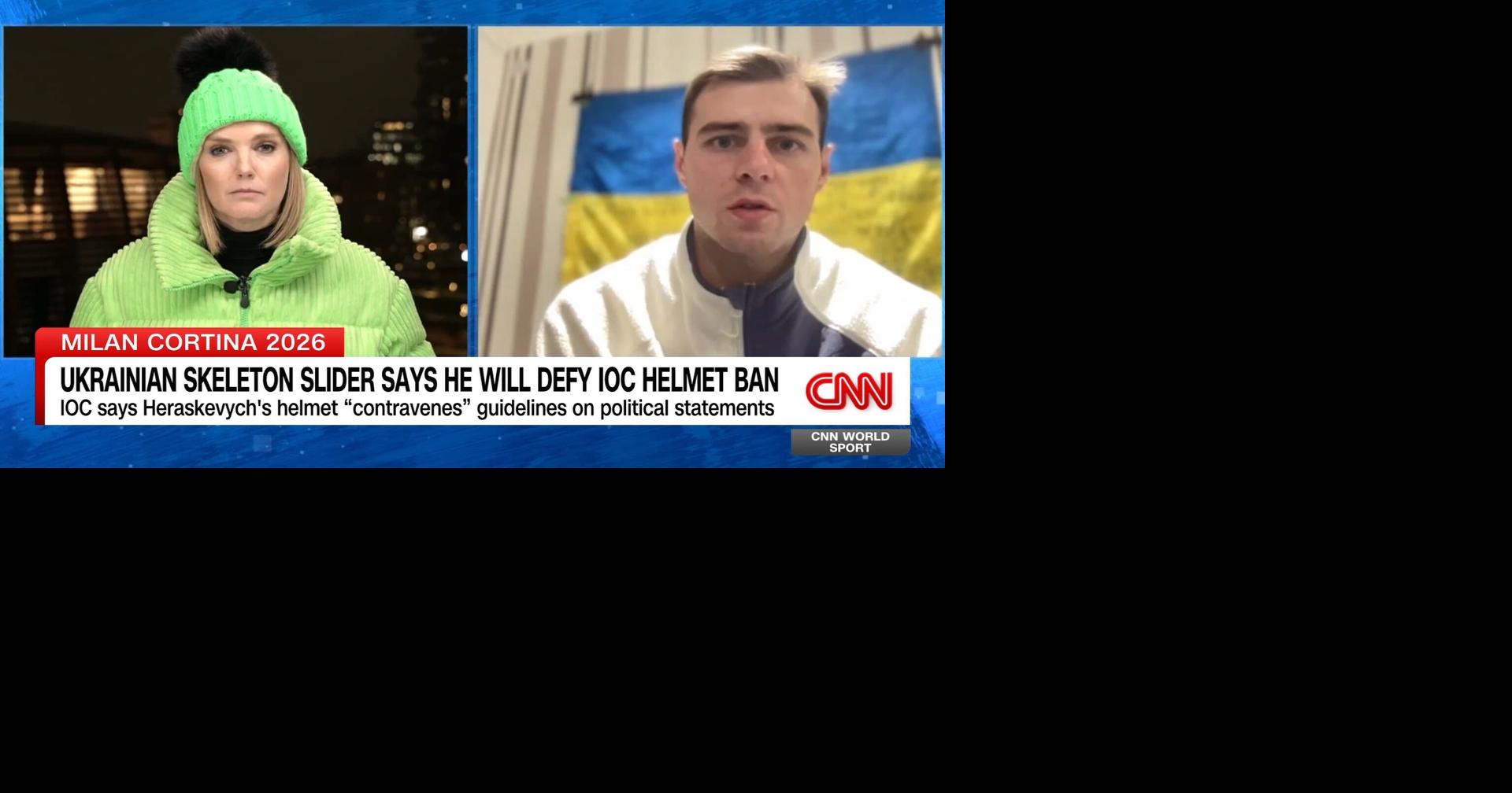 Ukrainian skeleton slider says he will defy IOC helmet ban