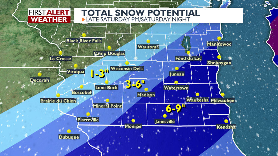 2 weather systems to bring rounds of snow for the weekend -Dana | News ...