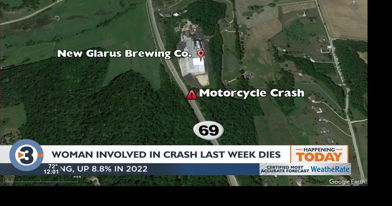 Fort Atkinson woman dies after motorcycle crash outside New Glarus