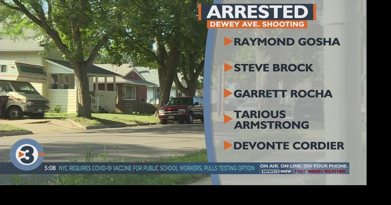 Beloit police arrest five men in connection with weekend shooting; search for homicide suspect