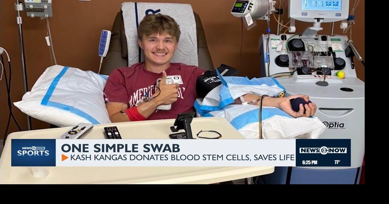 Westfield's Kash Kangas donates stem cells to help save stranger's life