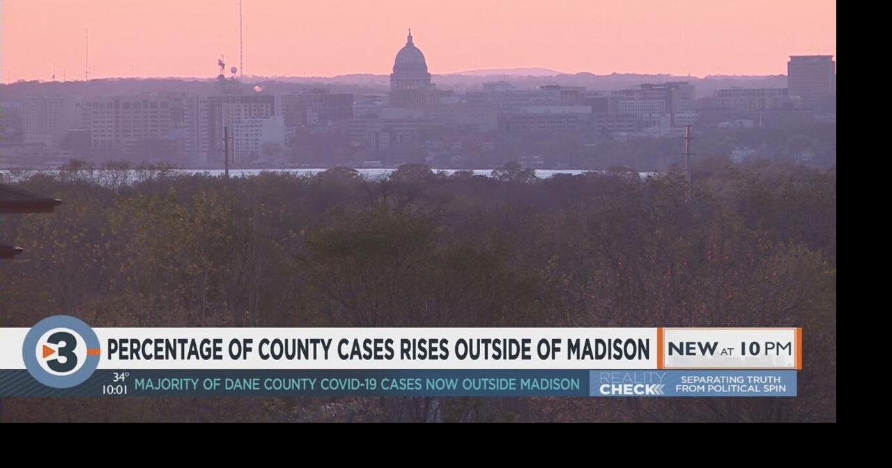 A geographic shift Majority of Dane County COVID19 cases now outside