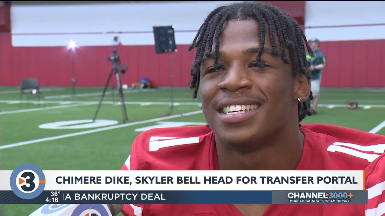 Wisconsin Badgers Wide Receivers Chimere Dike, Skyler Bell Entering ...