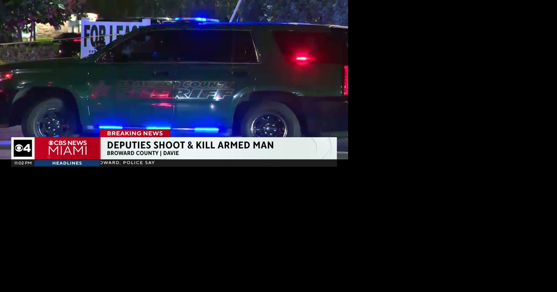 Armed suspect killed after pointing gun at Florida deputies during chase, sheriff says