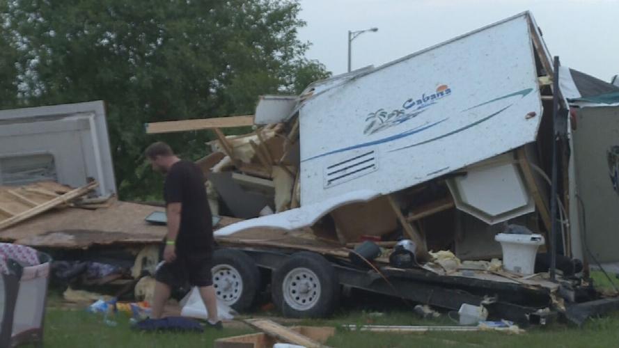 PHOTOS Dozens of homes, buildings damaged during Grant County tornado