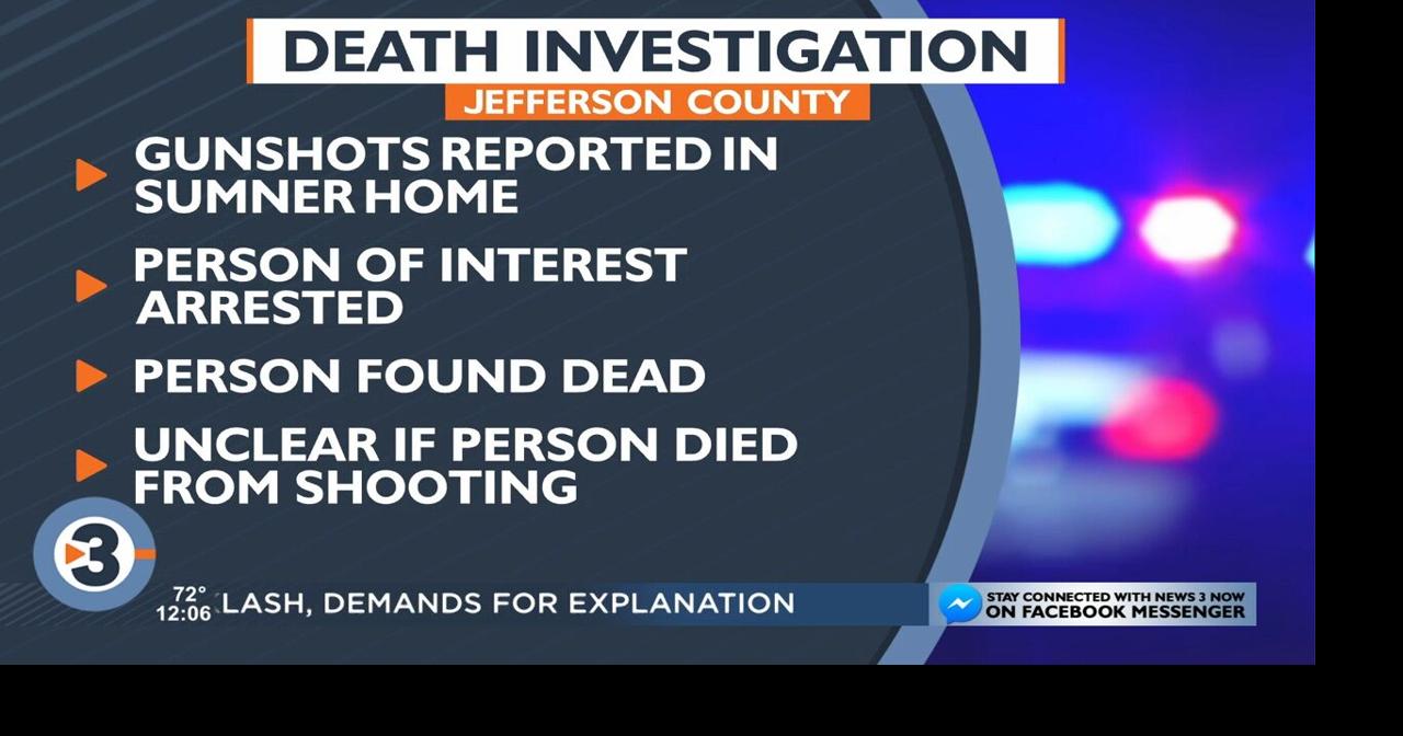 Death investigation underway after shooting at home in Jefferson County ...