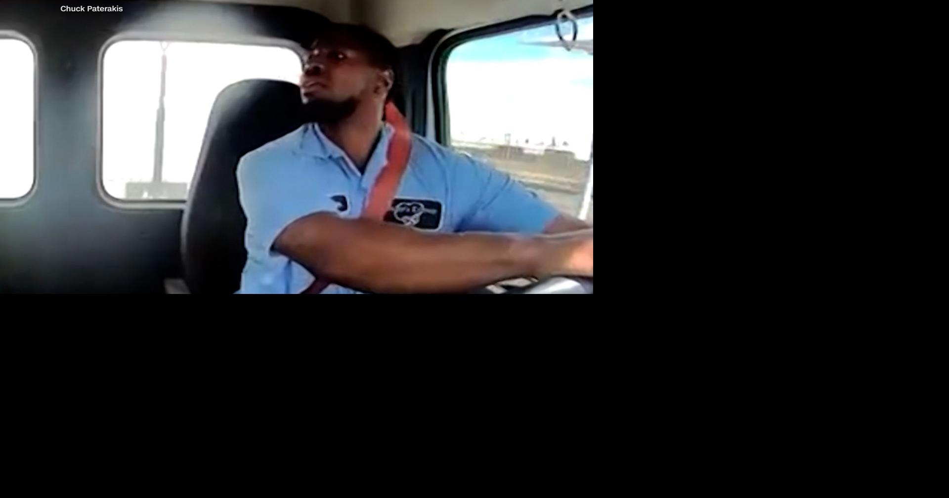 TRUCK CRUSHED BY PASSING PLANE