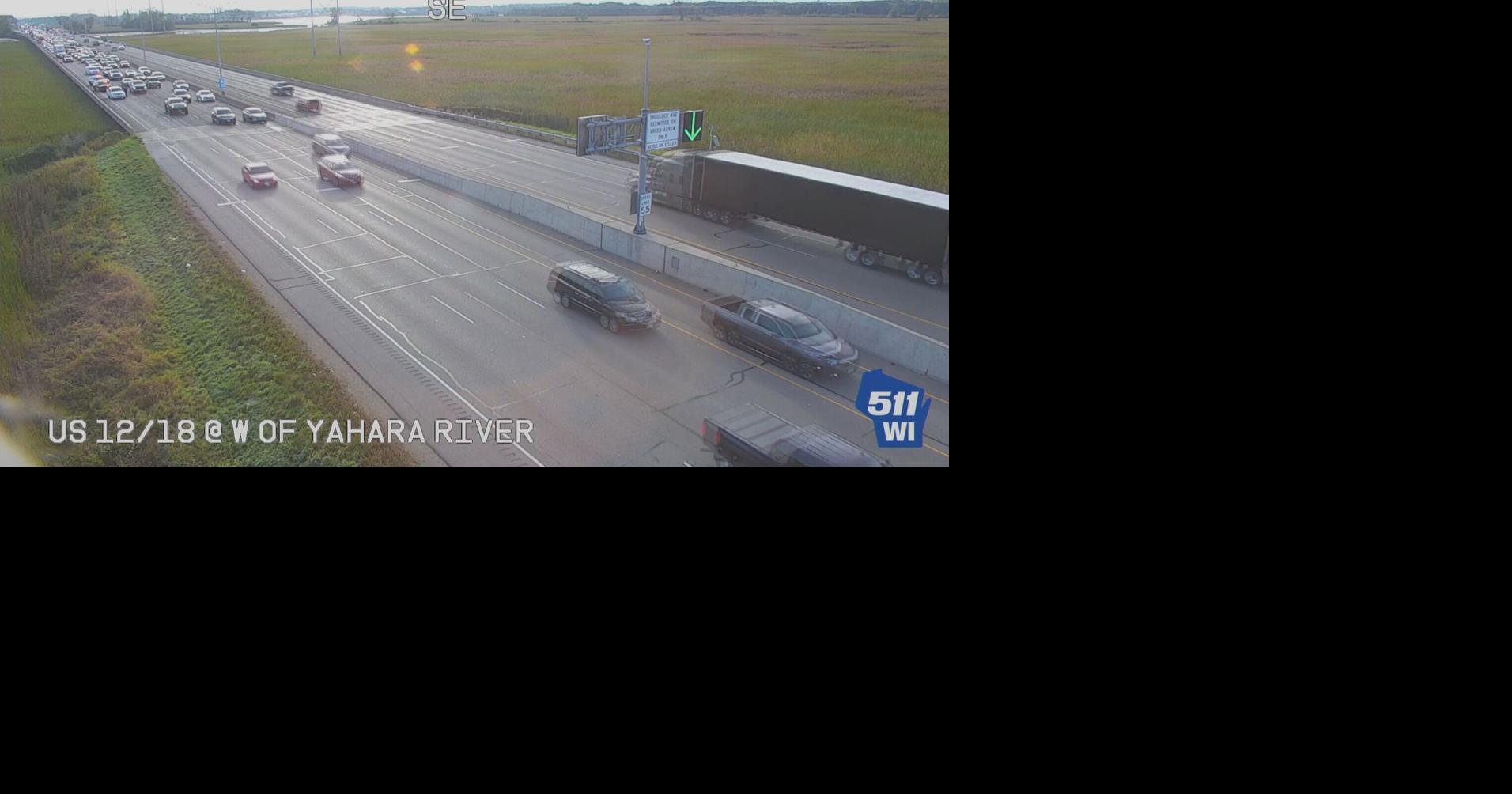All lanes westbound Beltline at Yahara River reopen after stalled car ...