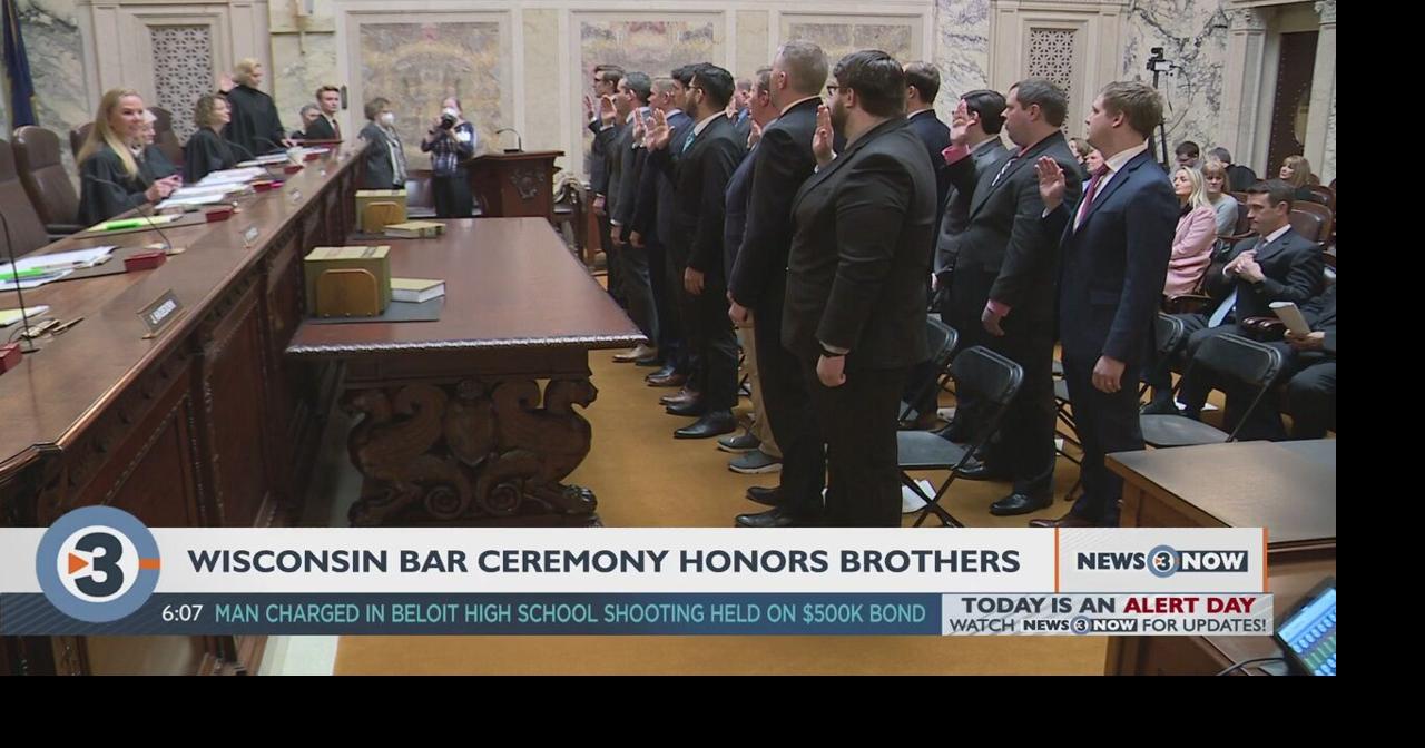 Man passes Wisconsin Bar exam, sworn in as younger brother looks on Local News