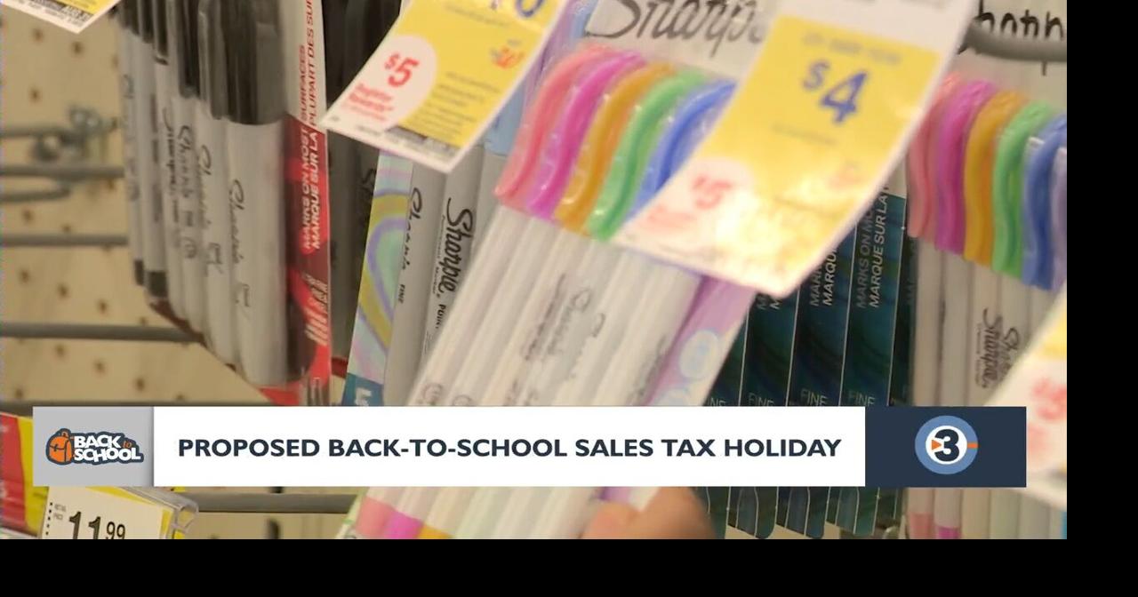 Back-to-school tax break holiday proposed