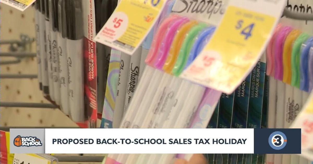 Back-to-school tax break holiday proposed
