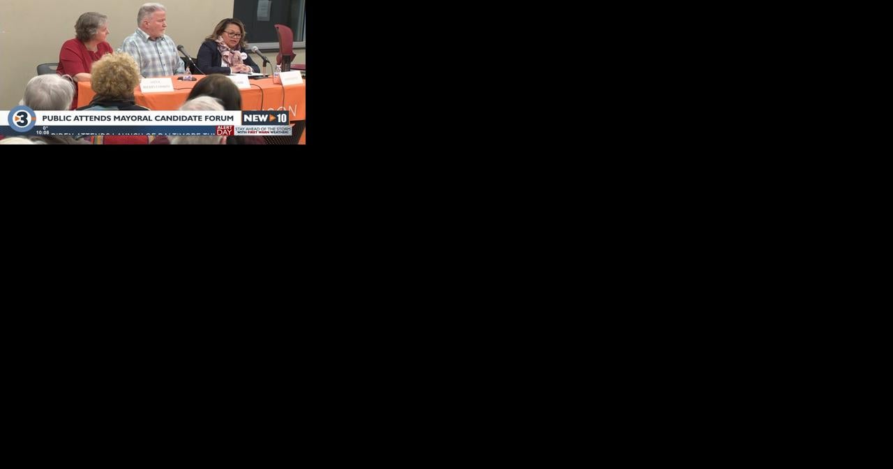 Mayoral candidates spar at forum Monday - Vimarsana News