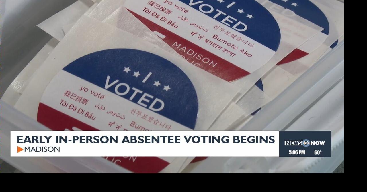 Early in-person absentee voting begins in Madison | News | channel3000.com
