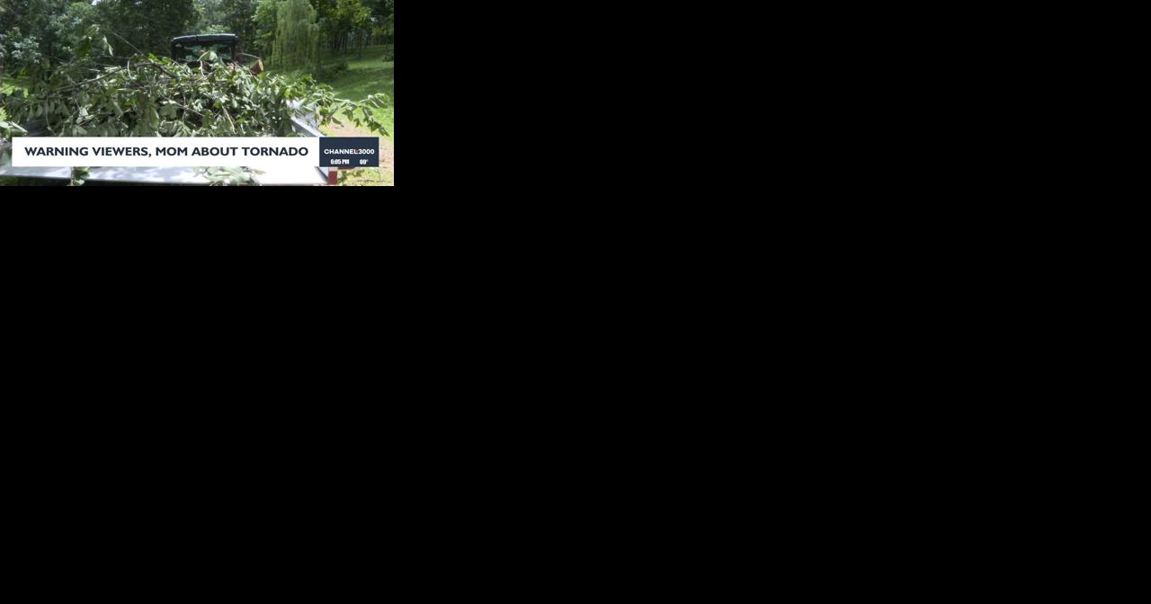 Meteorologist talks covering Dodgeville EF-1 tornado as it blows over his mother's home