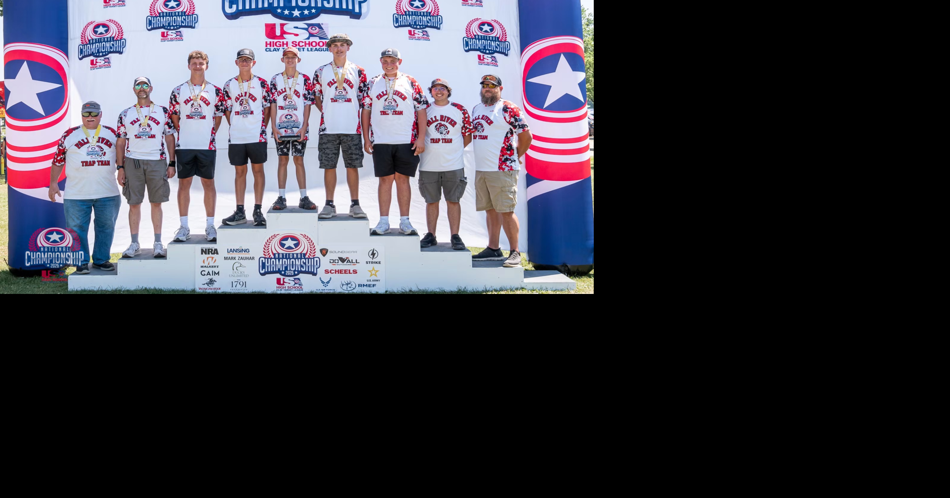 Fall River High School wins clay target shooting national championship