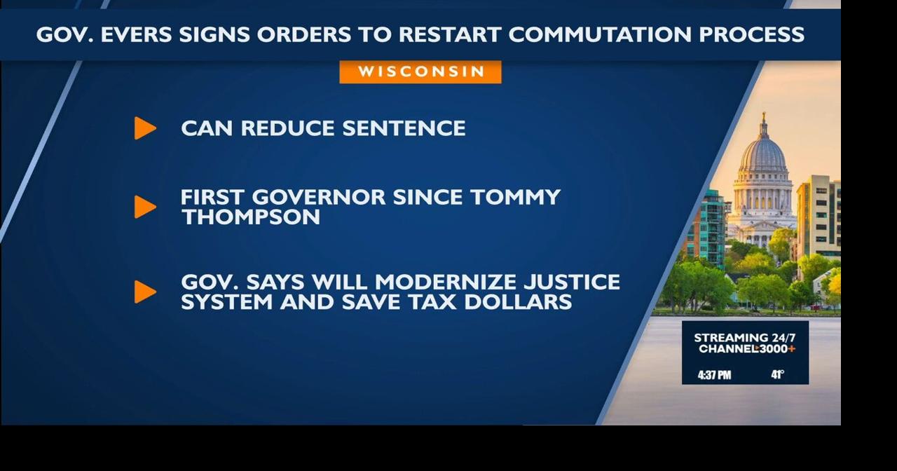 Gov. Evers signs orders to restart commutation process | Video ...