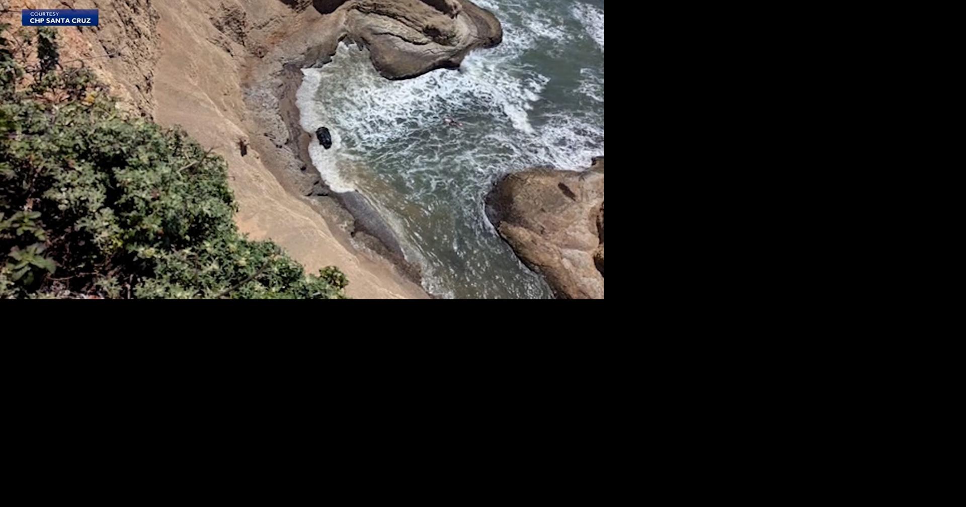 Driver dies after car plunges more than 400 feet off cliff