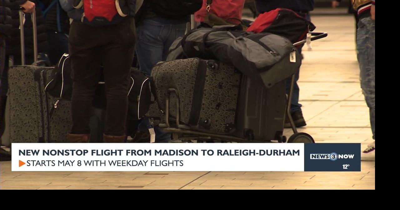 New nonstop flight from Madison to Raleigh-Durham | Video | channel3000.com